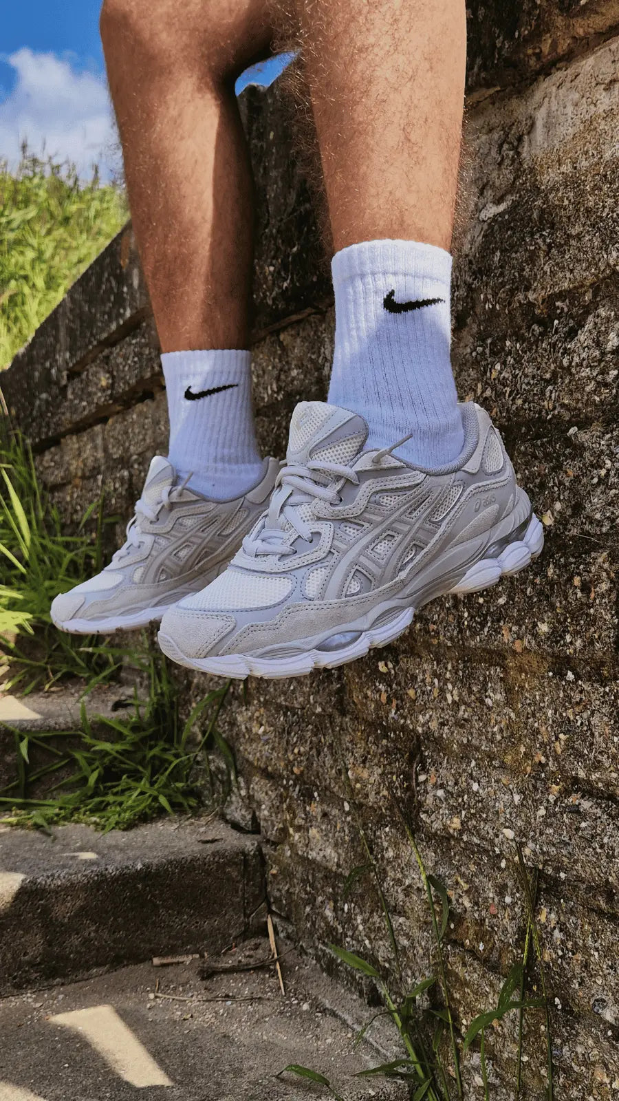 [mobile] ASICS Gel-NYC 'Cream Cloud Grey'
