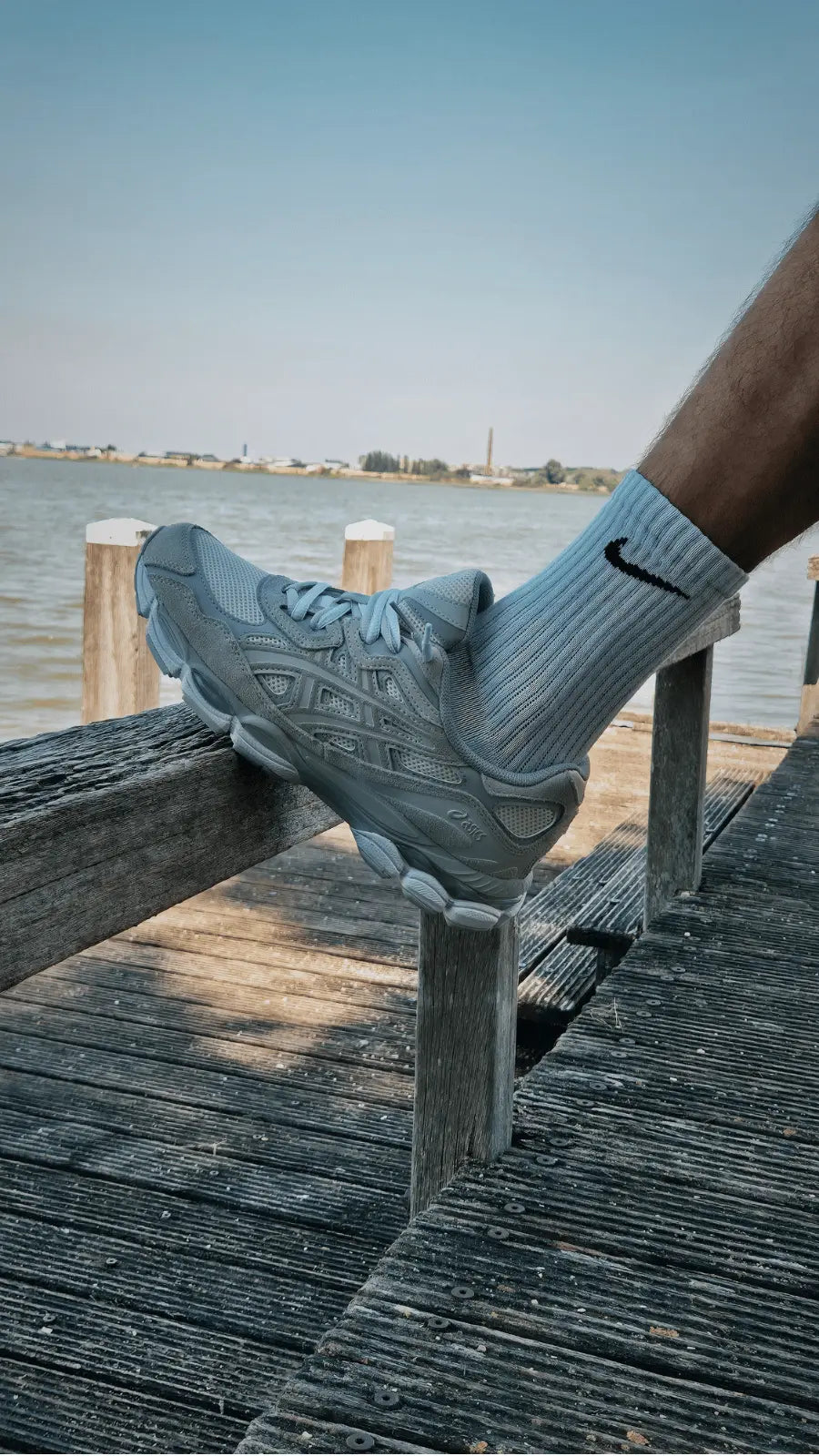 [mobile] ASICS Gel-NYC 'Cream Cloud Grey'