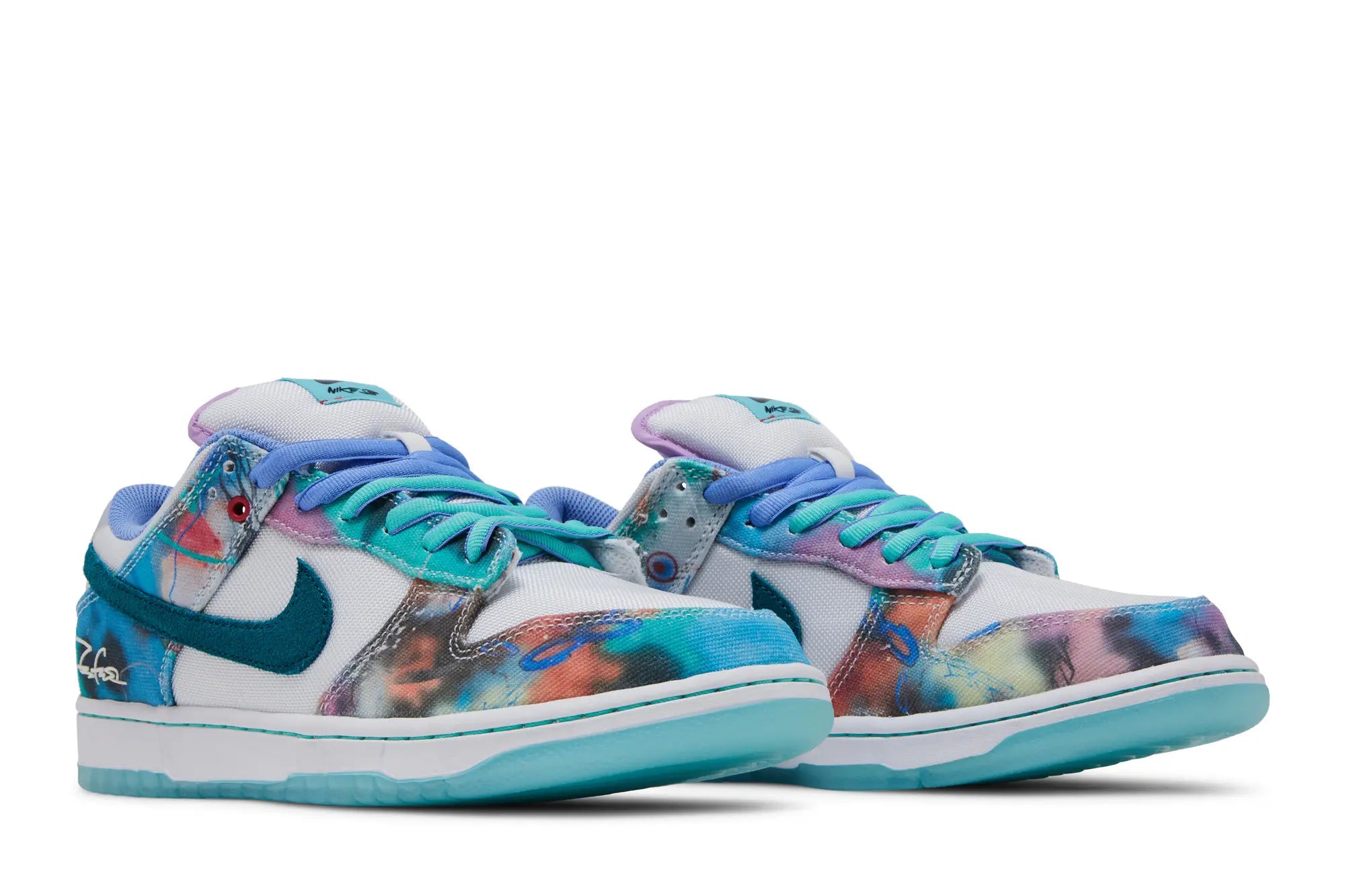Nike Dunk Low SB x Futura Lab 'Bleached Aqua'